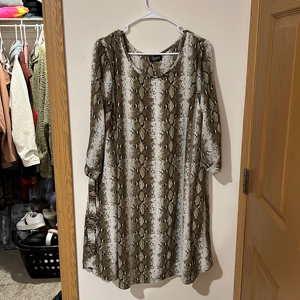 Snakeskin Dress